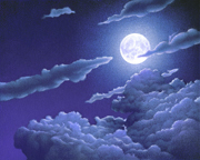 Moonlit Cloud Painting