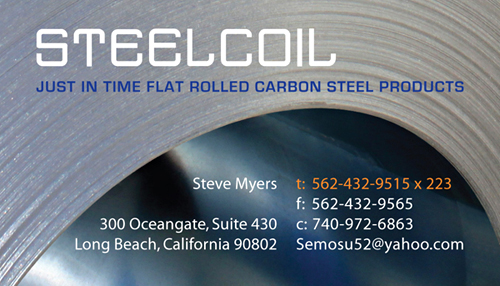 SteelCoil Business Card Design