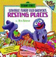 Lovable Furry Grover's Resting Places cover illustration by Michael Smollin