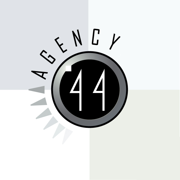 Agency 44 F-stop logotype