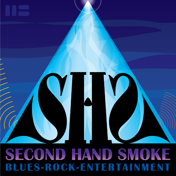 Second Hand Smoke - Blues Rock Entertainment Cover Design by Mark Smollin