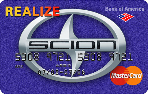 Scion Logo Credit Card