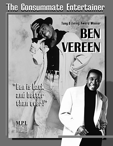 Ben Vereen Promotional Poster by Mark Smollin