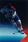 Hockey On The Edge poster by Mark Smollin