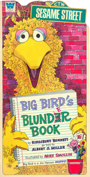 Big Bird's Blunder Book cover illustration