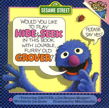 Cover Art for Hide & Seek Grover illustrated by Michael Smollin