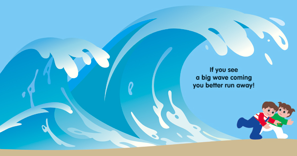 Wave spread from the Big Book illustrated by Michael Smollin