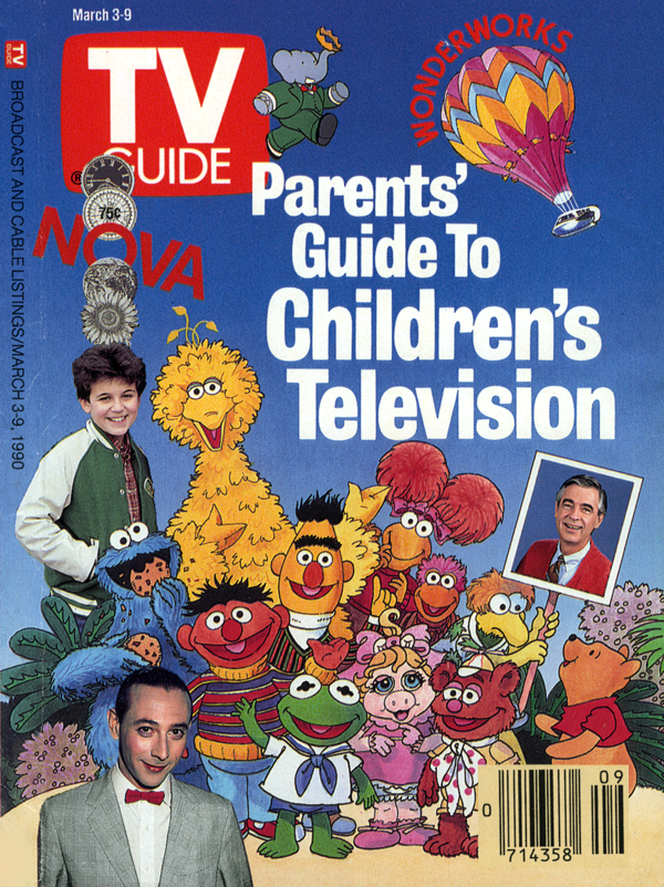 Children's Television, TV Guide illustration by Michael Smollin