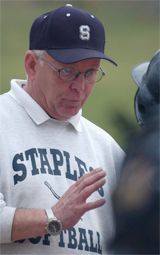 Staples Softball Coach Tom Wall