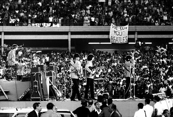 The Beatles At Shea Stadium 1965 From NY Daily News