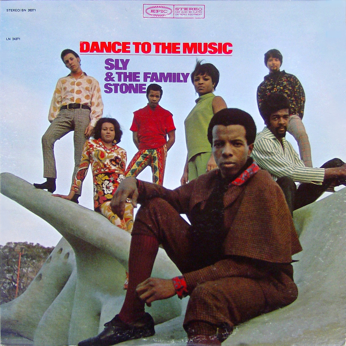 Sly Stone Album Cover, Dance To The Music April 1967