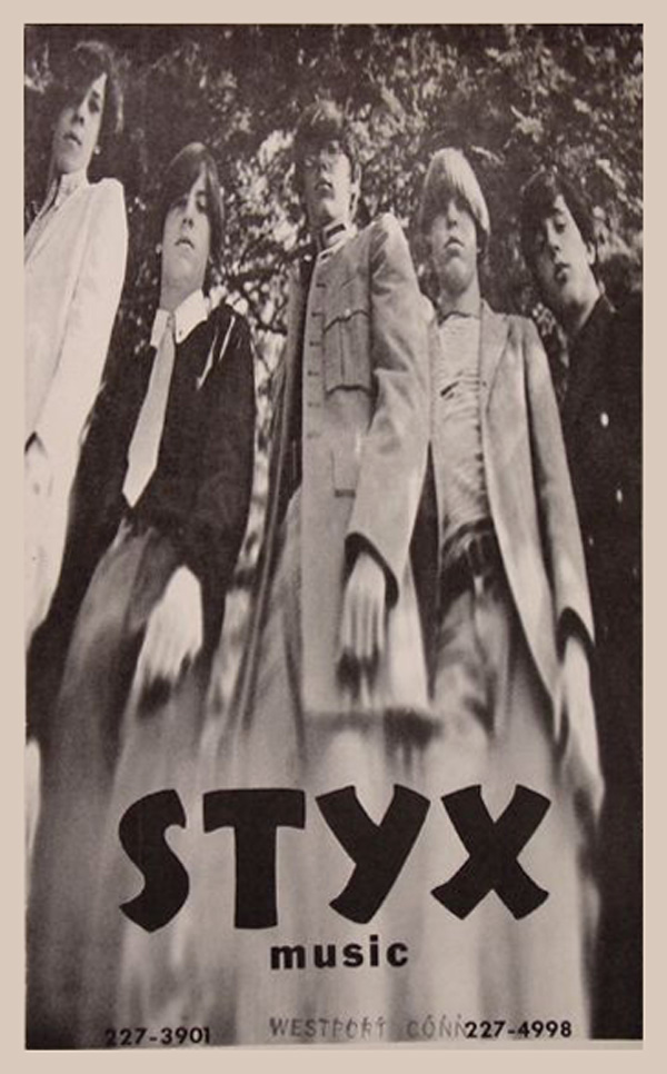 STYX Rock Band Promo Card