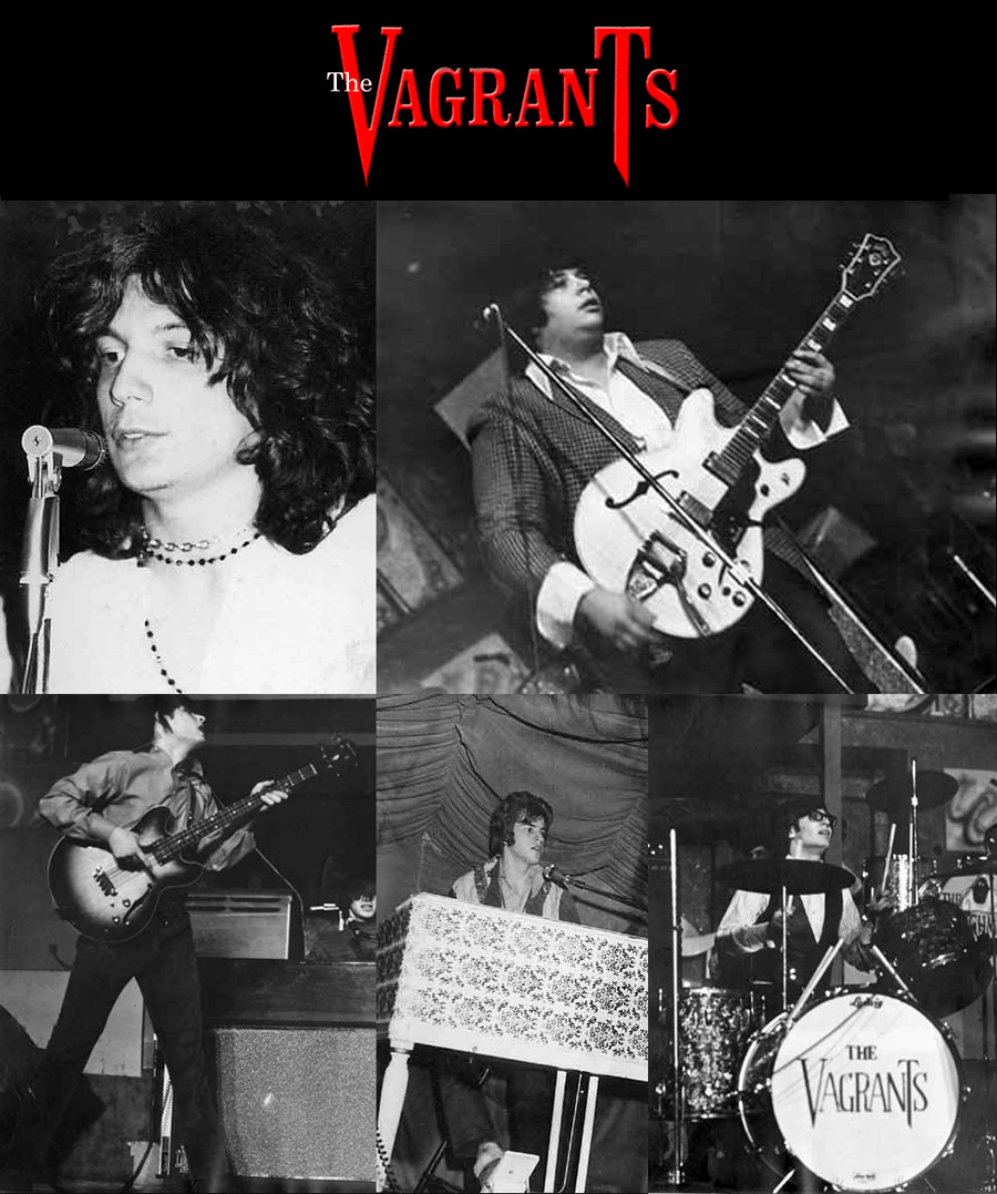 The Vagrants collage of photos from 1967